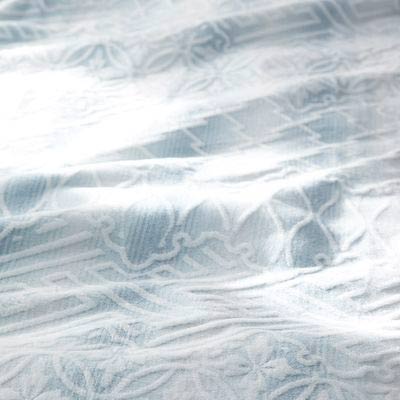 極選魔法の糸×オーガニック プレミアム綿毛布　ブルー　(1100011620)