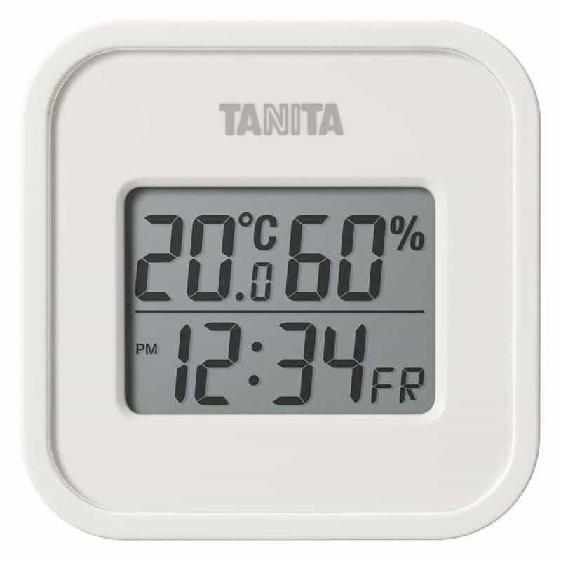 タニタ デジタル温湿度計（小型）　アイボリー　(1100025476)