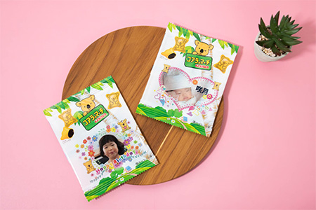 チョコレートのプチギフトにはコアラのマーチDECO