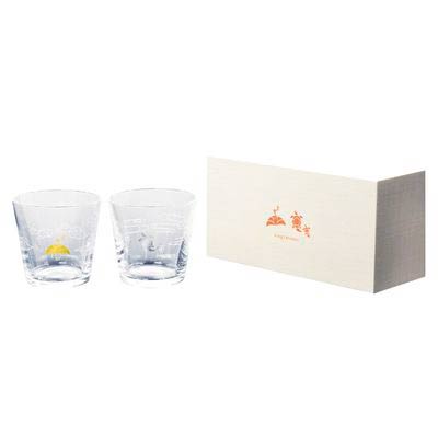 えんぎもの ペア酒グラス（鶴亀）　(1100011208)