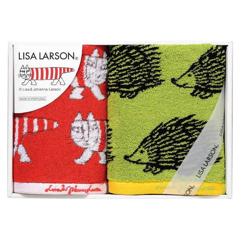 リサ･ラーソン カラフルシリーズ フェイス1P･ウォッシュタオル1P　(1100013986)