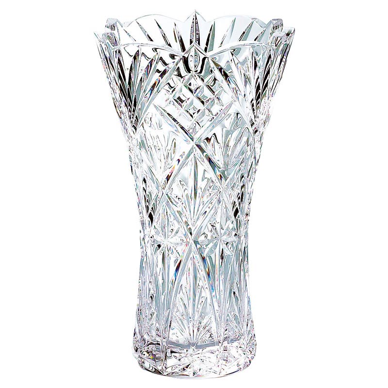 グラスワークスナルミ フローラ20㎝花瓶　(1100014201)