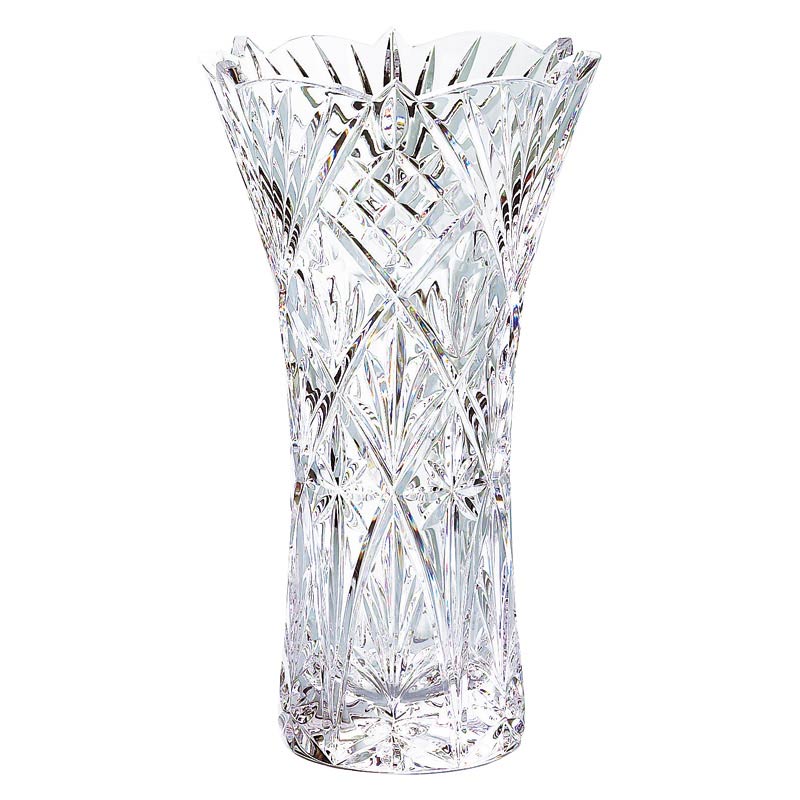 グラスワークスナルミ フローラ25㎝花瓶　(1100014202)