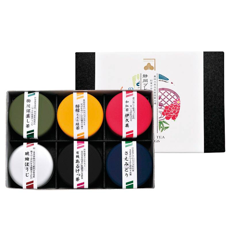 カネ松製茶 静岡プレミアムティーセレクション（6缶）　(1100014265)