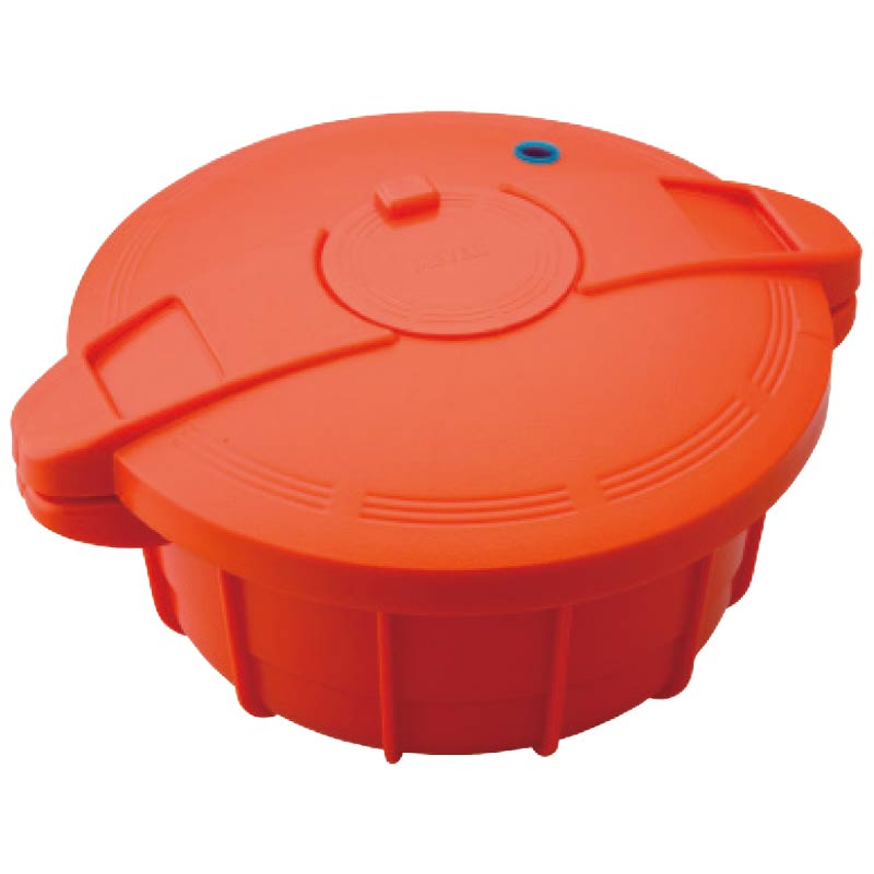 電子レンジ圧力鍋2.3l　パンプキンオレンジ　(1100015164)