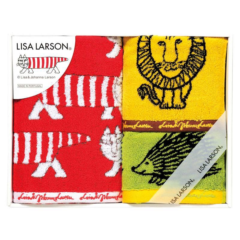 リサ･ラーソン カラフルシリーズ フェイス1P･ウォッシュタオル2P　(1100016132)