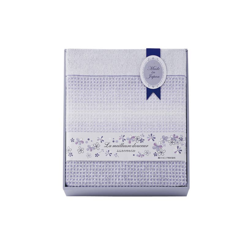 西川リビング　日本製ワッフル織りタオルケット　(1100017318)
