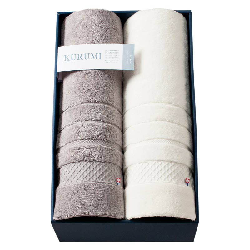 KURUMI 今治製パイル綿毛布2P　グレー　(1100018924)