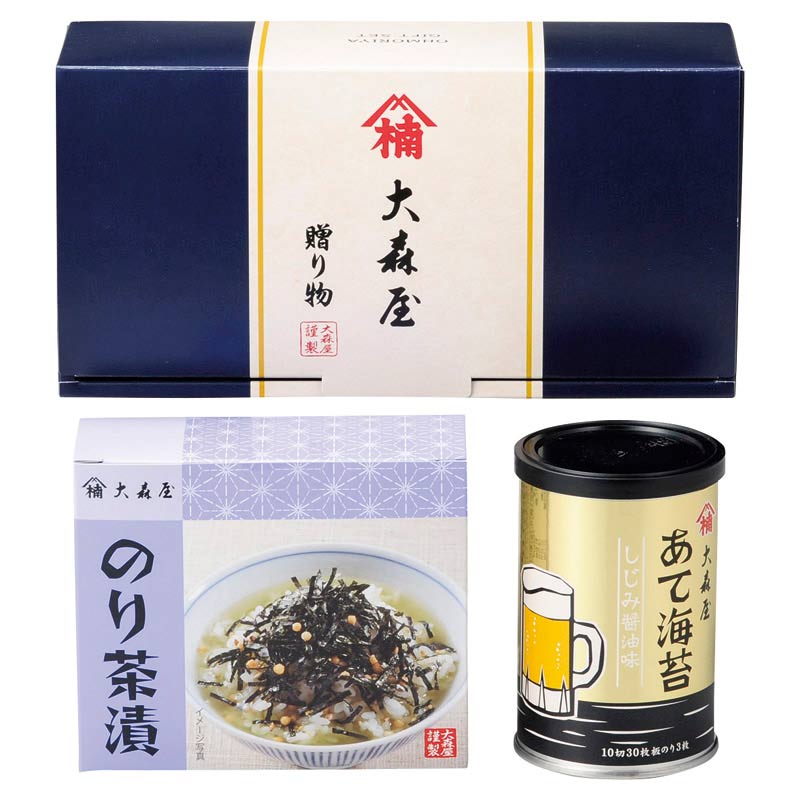 大森屋 しじみ醤油味付のり･のり茶漬セット　(1100019194)