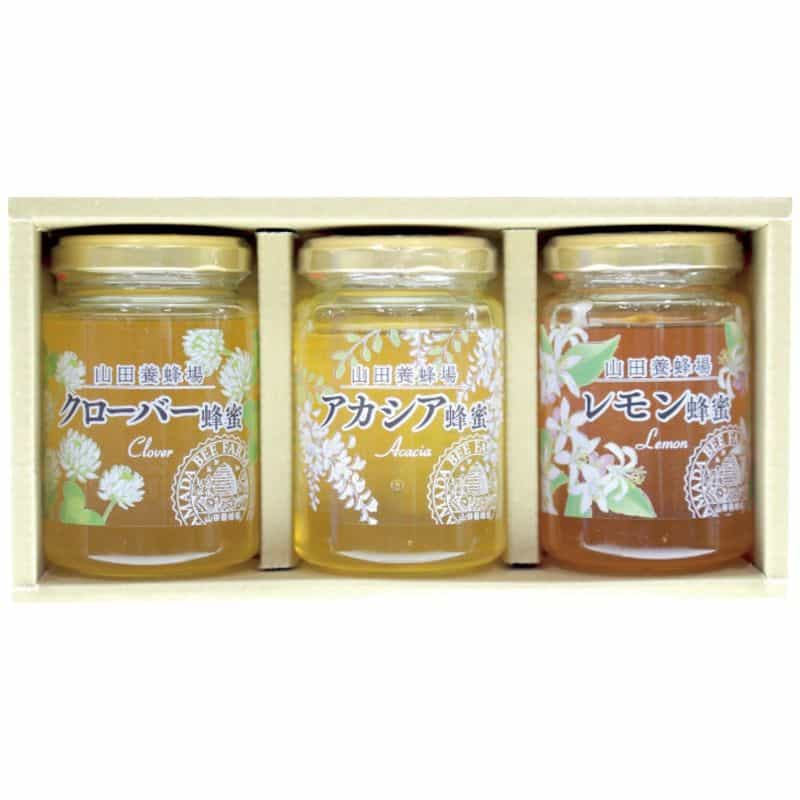 山田養蜂場　厳選蜂蜜３本セット　Ｇ３－３０ＣＡＬ　(1100019773)