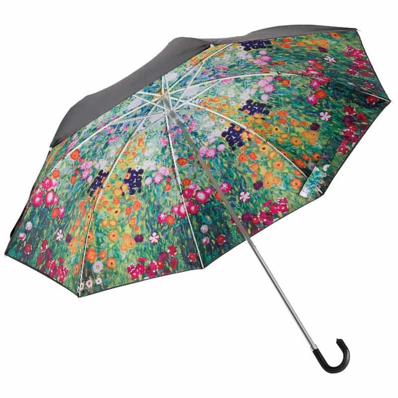 晴雨兼用名画折りたたみ傘クリムトフラワーガーデン　(1100020670)