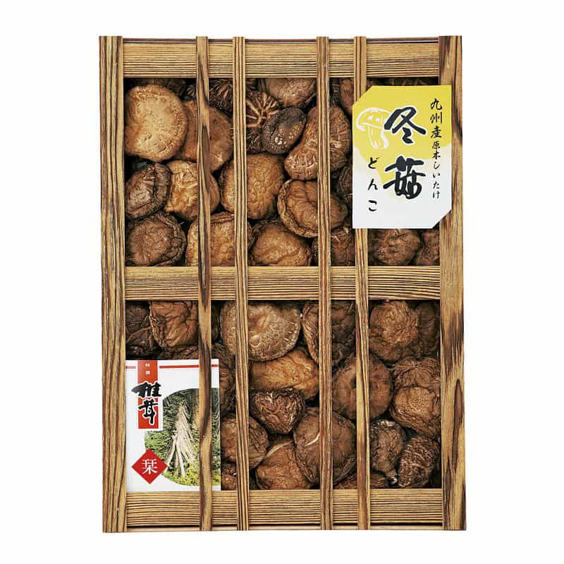 九州産原木どんこ椎茸(木箱入)　(1100021131)