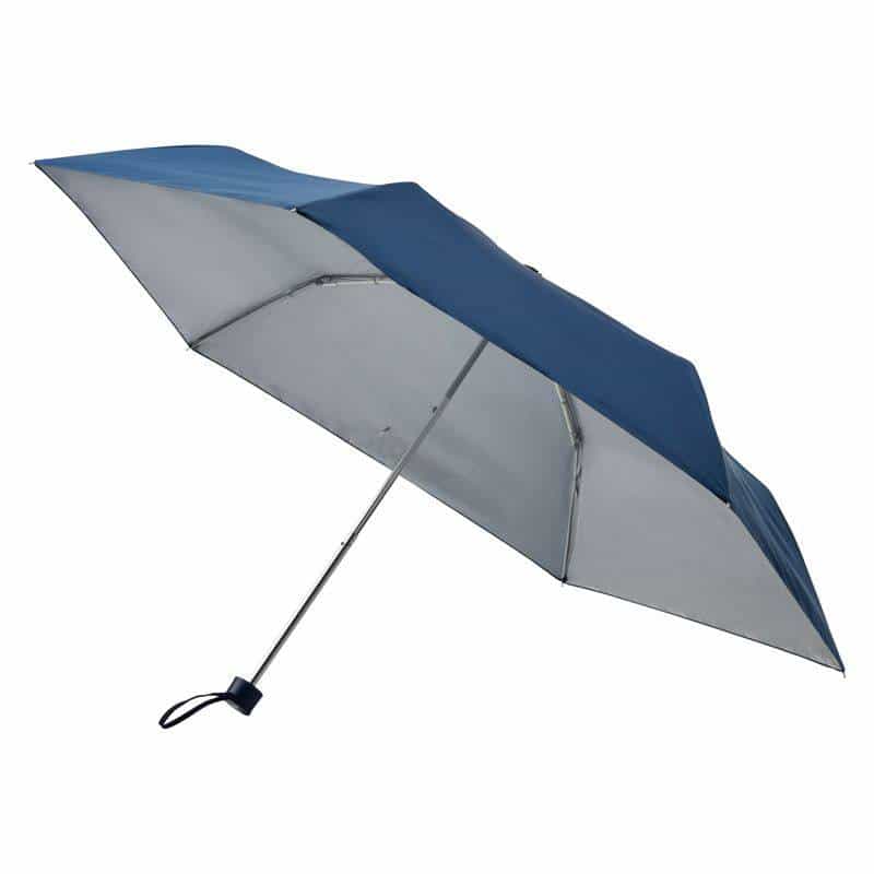 UV晴雨兼用耐風式軽量ミニ傘　ネイビー　(1100021339)
