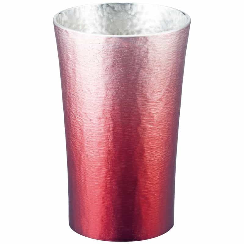 錫製タンブラー 200ml 赤　赤　(1100022257)