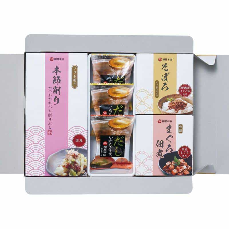 柳屋本店 食卓の彩 たまごスープ･みそ汁･佃煮･削り詰合せ　(1100024551)