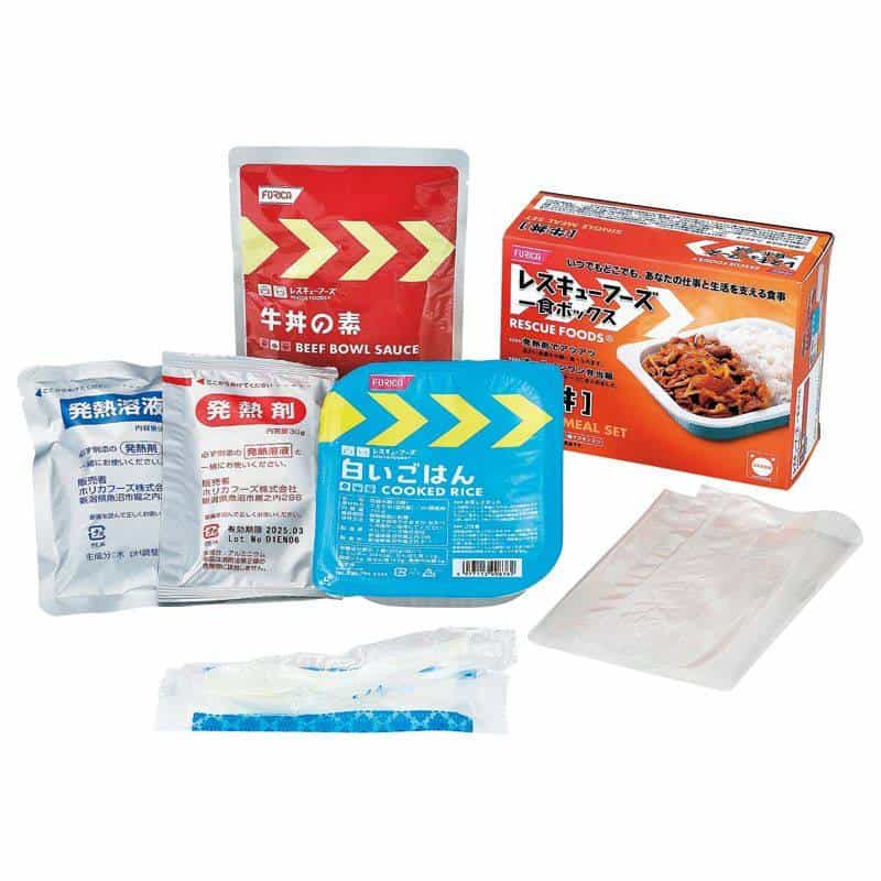 FORICA レスキューフーズ 一食ボックス 牛丼　(1100024635)