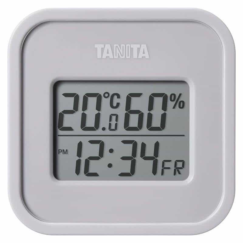 タニタ デジタル温湿度計（小型）　ウォームグレー　(1100025474)