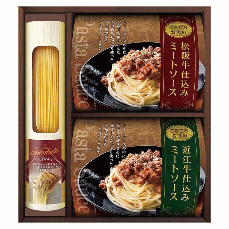 美食ファクトリー 松阪牛･近江牛仕込みごろごろミートソースセット 　(1100025571)