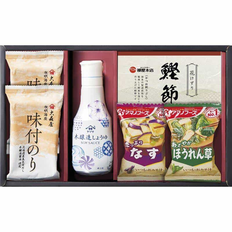 ヤマサ本醸造しょうゆ&大森屋味付のりギフト　(1100026019)