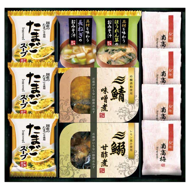 三陸産煮魚＆フリーズドライ・梅干しセット　(1100026070)