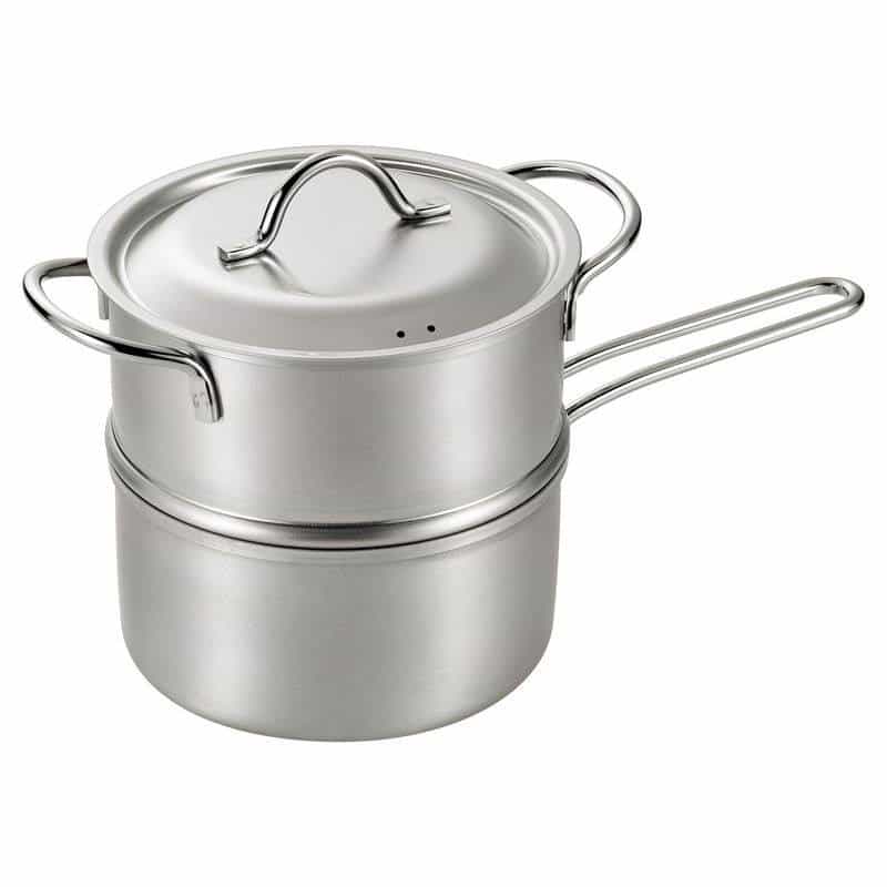 燕熟の技 ミニ２段蒸し器１４㎝　(1100027842)