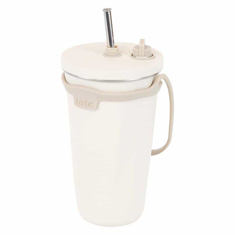 トート ストローボトル５７０ｍｌ　アイボリー　(1100027858)