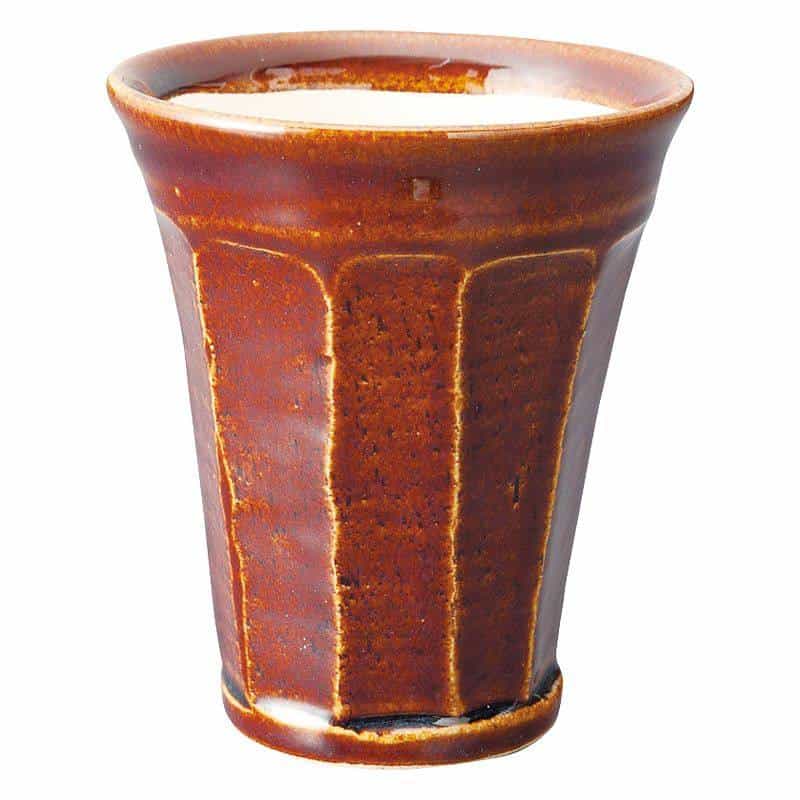 信楽焼 泡うまカップ　ブラウン　(1100027863)