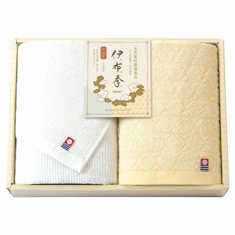 今治 伊布季〈ＩＢＵＫＩ〉 日本製 愛媛今治 フェイスタオル２Ｐ　(1100027890)