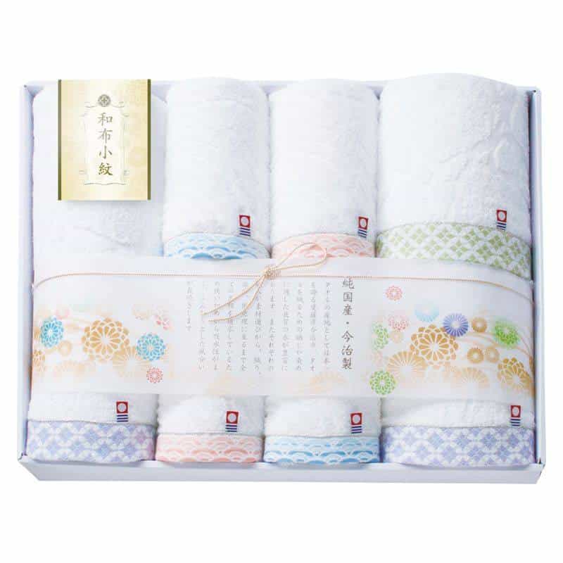 和布小紋 バス３Ｐ・フェイスタオル４Ｐ　(1100027893)