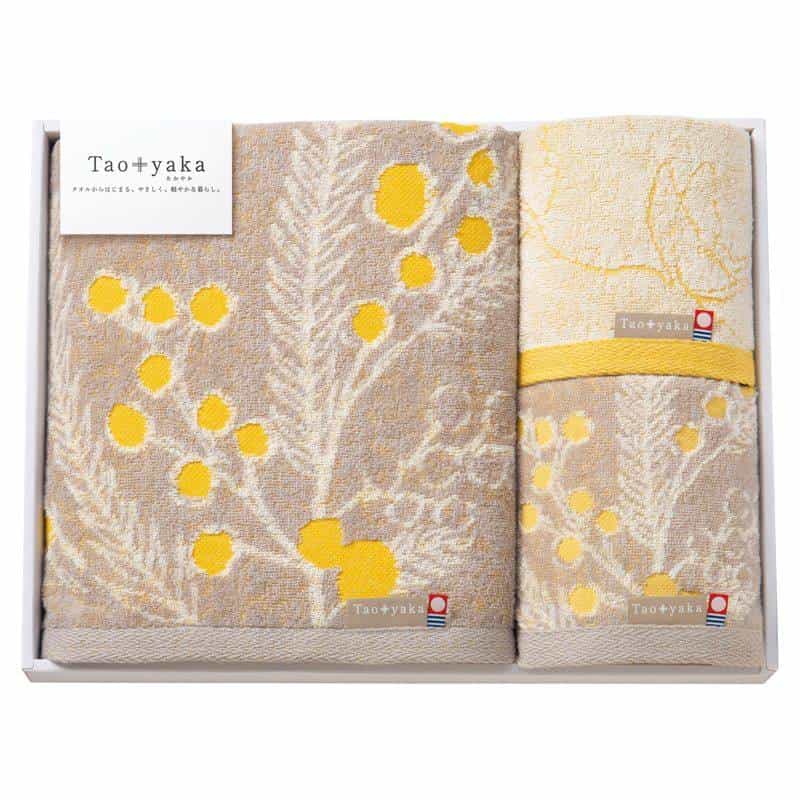 Ｔａｏｙａｋａ タオルセット 　ミモザ　(1100027899)
