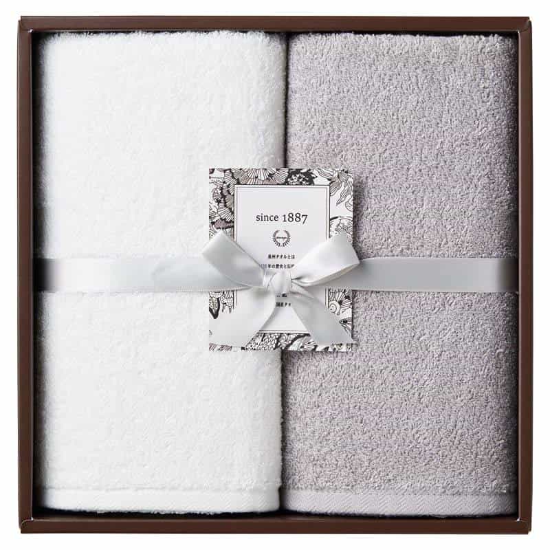 ＯＵＣＨＩ ＴＳＵＫＡＩ スリムバスタオル２Ｐ　パールホワイト･シアーグレー　(1100027906)