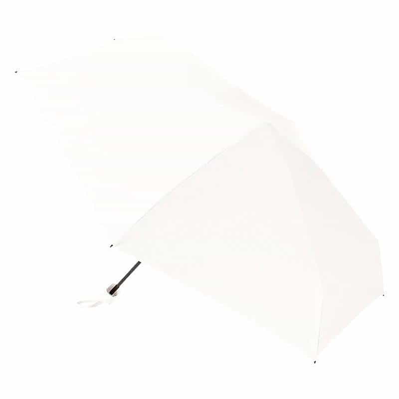 ５段遮光コンパクト折りたたみ傘　ホワイト　(1100027945)