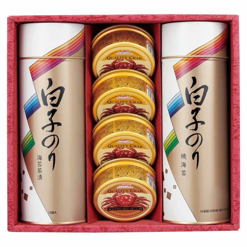 白子のり のりとカニ缶詰合せ 　(1100028090)