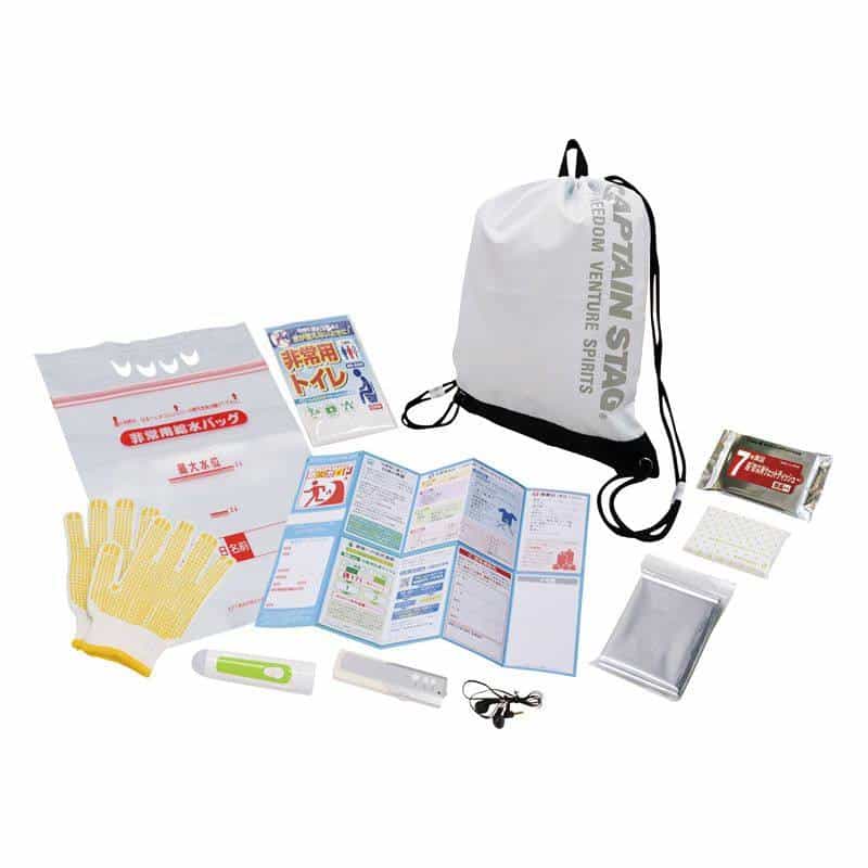 ナップサック防災セット１０点　(1100028252)