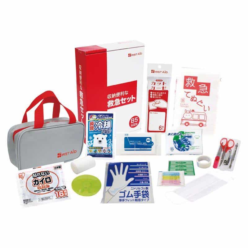 収納便利な救急１８点セット　(1100028263)