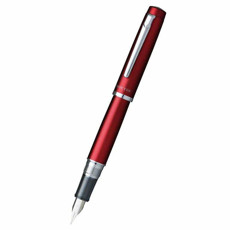 プラチナ プロシオン万年筆 中字　カーマインレッド　(1100028307)