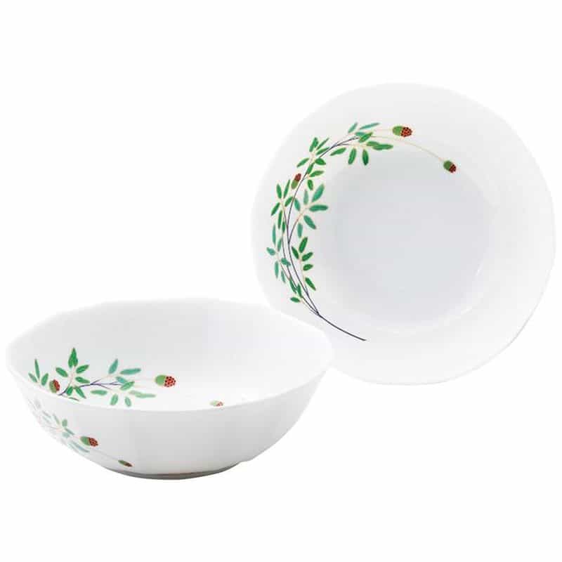 香蘭社　われもこう　ペア中鉢　(1100028564)