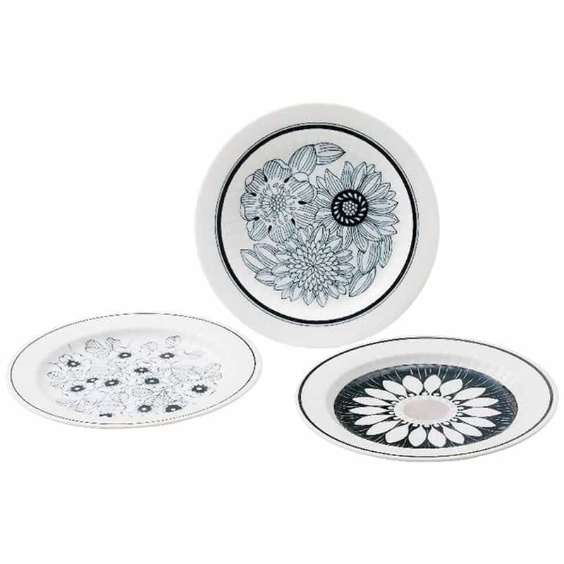 アワサカ　アンティコフラワー　トリオケーキプレート　(1100028581)