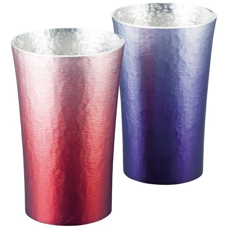 大阪錫器　錫製タンブラー２００ｍｌ２客セット　(1100028623)
