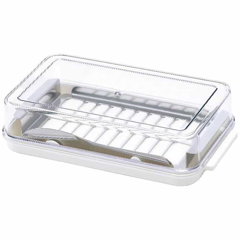 スケーター　カッター式バターケース（バターナイフ付）　(1100028734)
