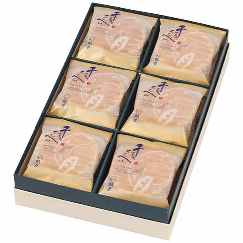 鼓月　プレミアム千寿せんべい１８枚入　(1100028789)