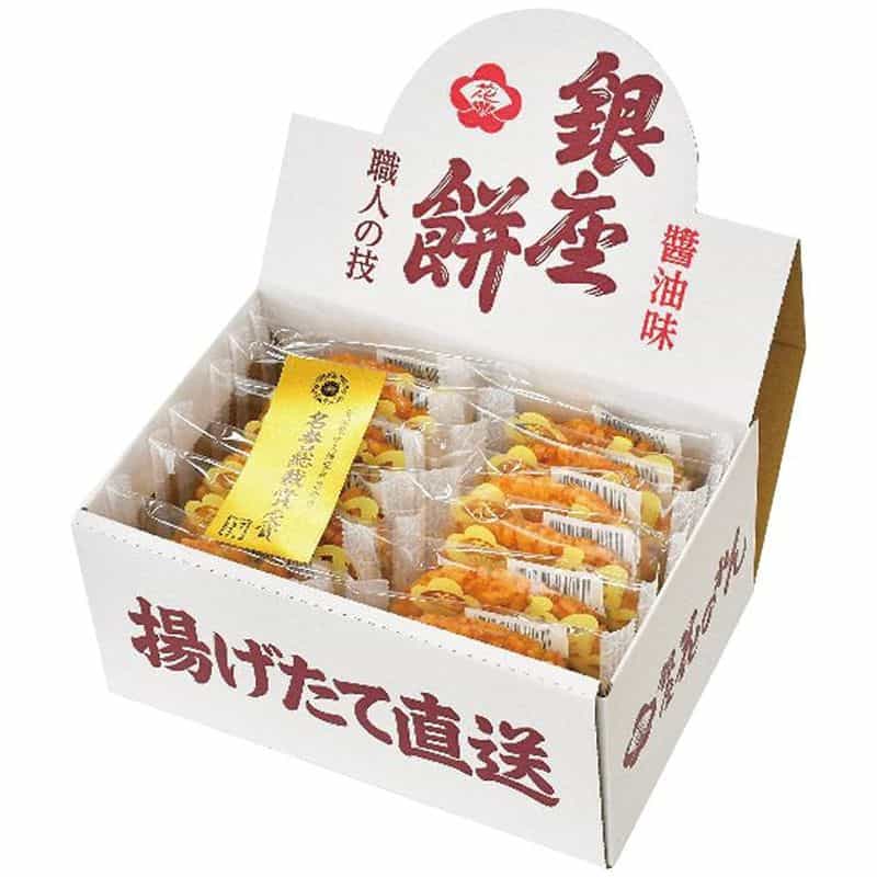 京寿楽庵　銀座餅醤油味　１２枚入　(1100028806)