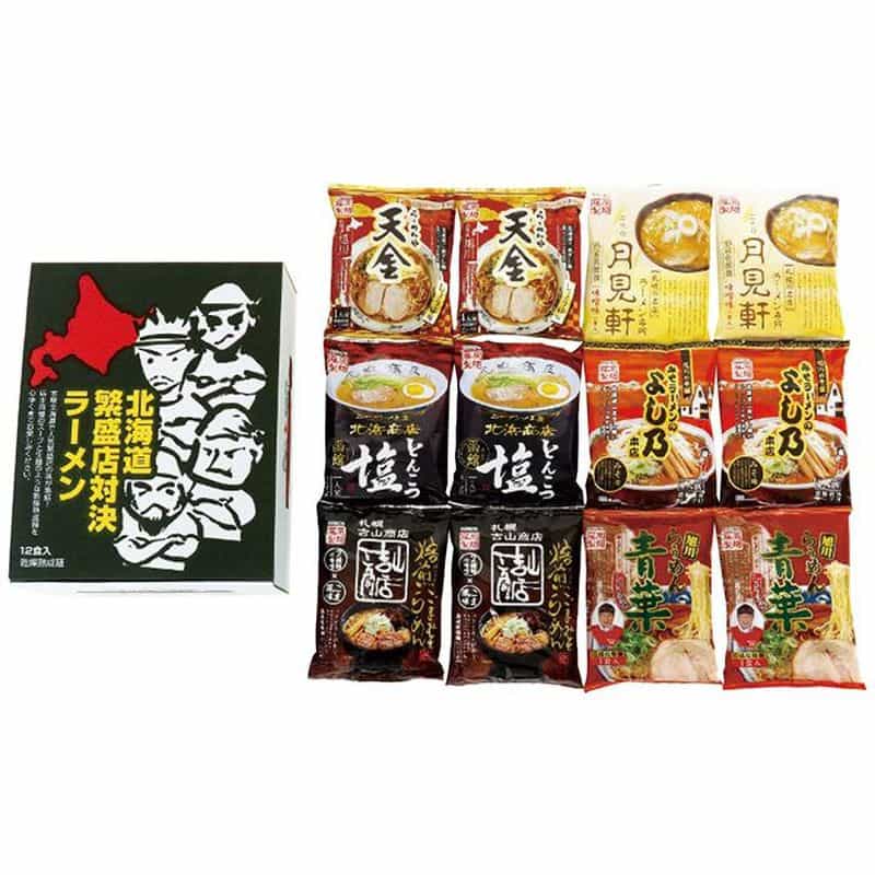 エン・ダイニング　北海道繁盛店対決ラーメン１２食　ＨＴＲ　Ｃ　(1100028915)