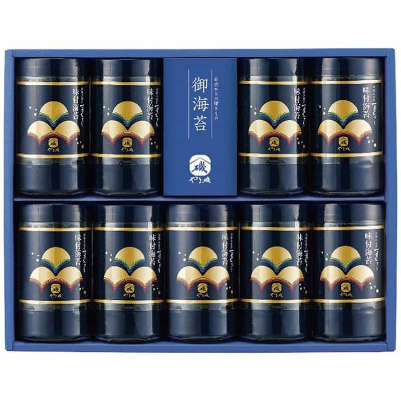 やま磯　初摘み味付海苔セット　ＹＡ９本詰　(1100028925)