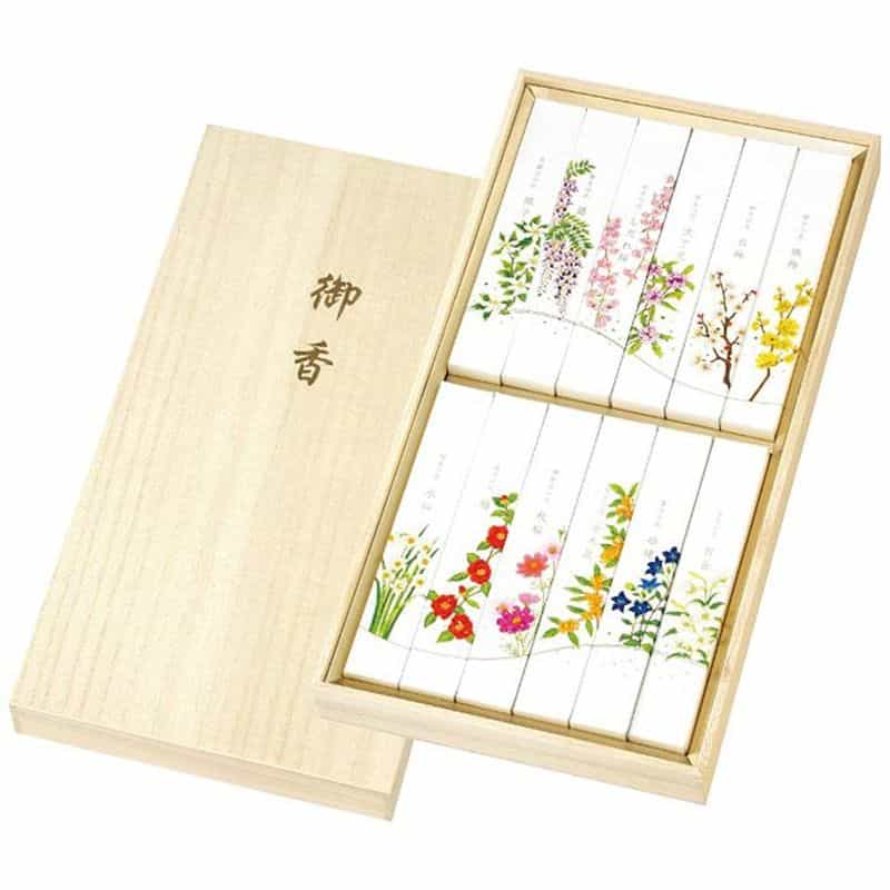 カメヤマ　名香月の花　線香１２種セット　(1100028956)