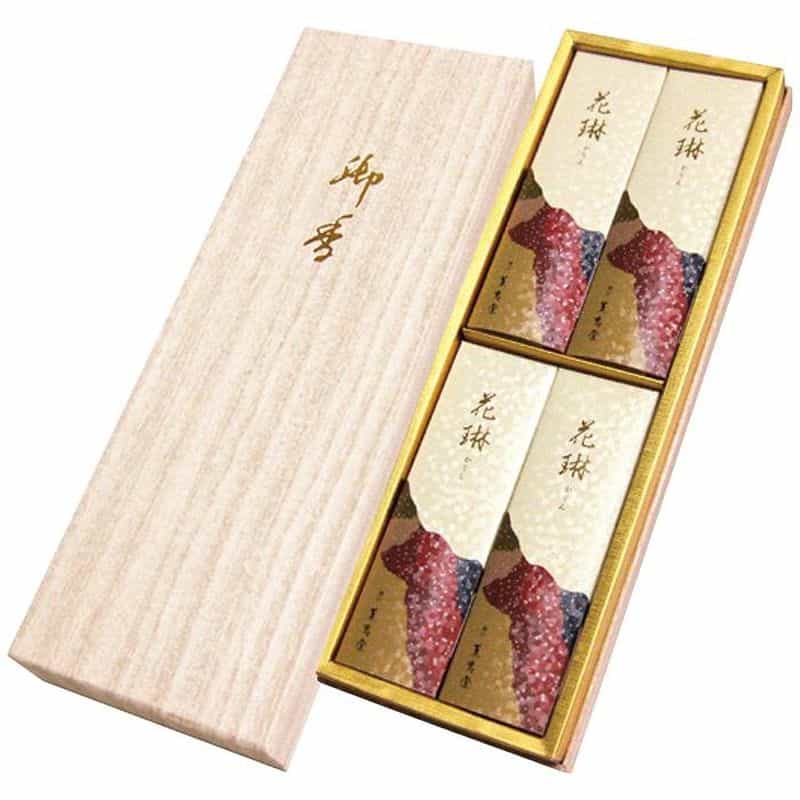 薫寿堂 　花琳　和装紙箱　短寸４箱　(1100028960)
