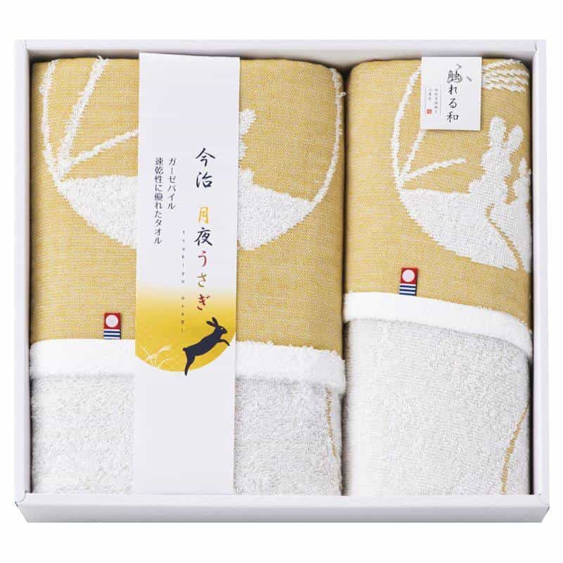 今治タオルブランド 月夜うさぎ タオルセット　(1100029065)