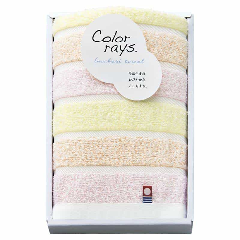 カラーレイズ フェイスタオル　ピンク　(1100029140)