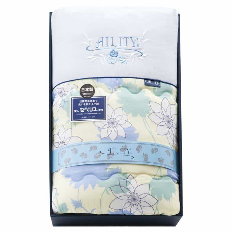 ＡＩＬＩＴＹ 東レ抗菌防臭（セベリス）入り 肌掛布団　ブルー　(1100029169)