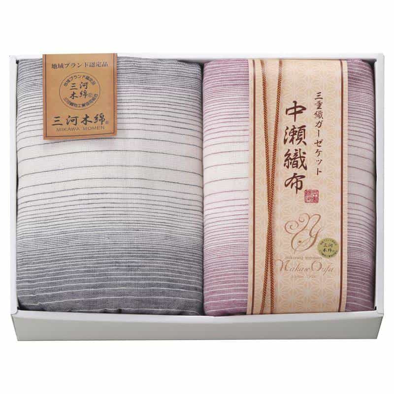 中瀬織布 三重織ガーゼケット２Ｐ　(1100029176)